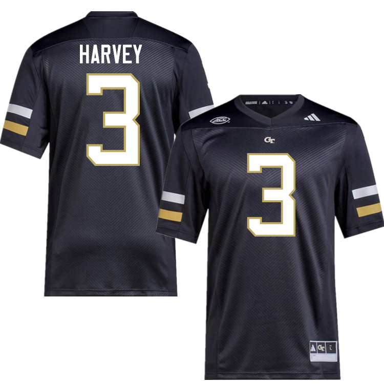 Ahmari Harvey Georgia Tech Jerseys,Georgia Tech Yellow Jackets College Football Uniforms-Black Ahmari Harvey Georgia Tech Jerseys,Georgia Tech Yellow Jackets College Football Uniforms-Black